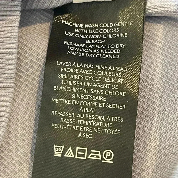 Maeve By Anthropologie Ribbed Mock Neck Tee, Sz. XS, Blue/Lavender, Short Sleeve - Picture 7 of 14